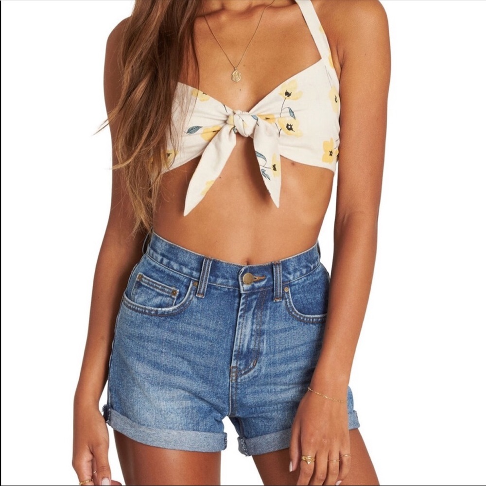 Billabong Forever in a Day Bustier Halter Top